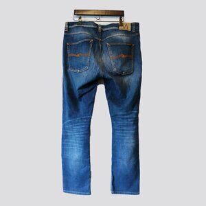 Nudie Jeans Slim Straight in Deep Blue